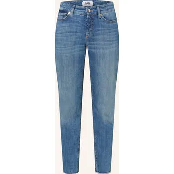 Dámské džíny Cambio Dámské Cropped Džíny Piper, 5182 glam used fringed...