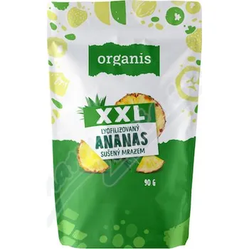 Sušená potravina Organis Ananas sušené mrazem XXL 90g