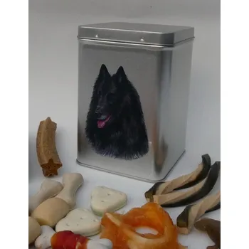 Chovatelství BO Groenendael - plechová dóza s pamlsky pro psy (30 ks pamlsků)