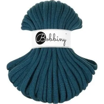 Příze Bobbiny Jumbo 9 mm 30 m Peacock Blue Šňůra