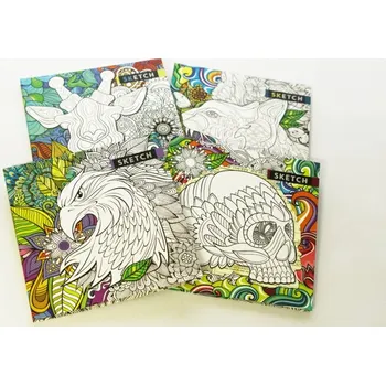 Zápisník Designová záznamní kniha Fresh, ohebné desky, 200x200mm, 64ls, čistá, 100g - mix motivů 1