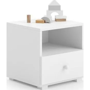 Noční stolek KOBI Noční stolek Emi 40,5x37x40 cm růžové srdce