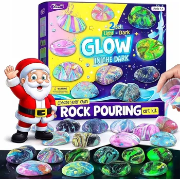 kreativní sada Kameny na Malování Sada pro Děti Barvy Kreativní Hračka Ruční Práce