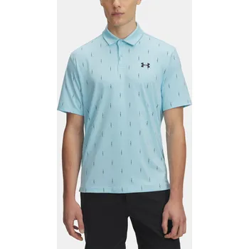 Pánské tričko Pánské tričko Under Armour UA T2G Printed Polo - Pánské Under Armour světle modrá 3286275