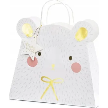 Dárková taška VÁNOČNÍ DÁRKOVÁ DÁRKOVÁ TAŠKA Lední medvěd 1 Ks