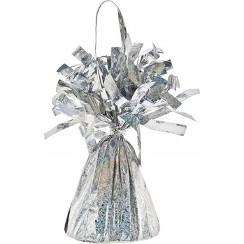 Balónek Dekorativní ZÁVAŽÍ na BALÓNKY Závaží Fóliové na Balónky Stříbrné 145g