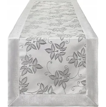 ubrus VILLA ITALIA Běžec na stůl šedý 45 x 160 cm PATRICIA