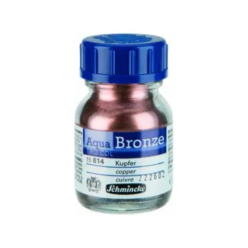 Speciální výtvarná barva Zlaticí barva Schmincke Aqua 20ml – 814 copper
