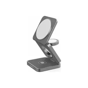 Cubenest 3in1 Magnetic Wireless charger S312 Fold Pro šedá (S312FOLDPROGY)