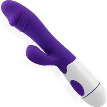 Vibrátor Sensual W25-3 Vibrátor na G-Bod 19 cm fialová
