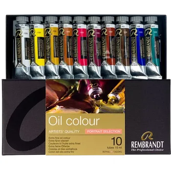 Olejová barva Rembrandt sada olejových barev 10 x 15 ml - Portrét