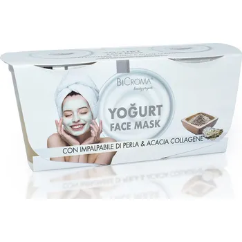 Pleťová maska BiCroma JOGURTOVÁ MASKA ZPEVŇUJÍCÍ 2x 90 ml