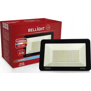 Halogenový LED reflektor 100W 6500K 11000lm IP65 Černý