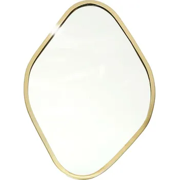 Zrcadlo ZRCADLO NÁSTĚNNÉ VE ZLATÉM RÁMU Arcilla moderní