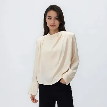 Dámská halenka Reserved - Halenka ze směsi lyocellu - tělová - 062IC-02X - 062IC-02X-XL