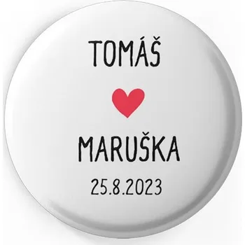 Svatební dekorace Svatební placka 172