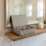 WENKO Úložný košík Adria, béžový, malý 497087