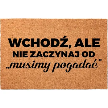 Rohožka KOKOSOVÁ VSTUPNÍ ROHOŽKA Dárek Vtipná Pod Dveře | NEZAČÍNEJ