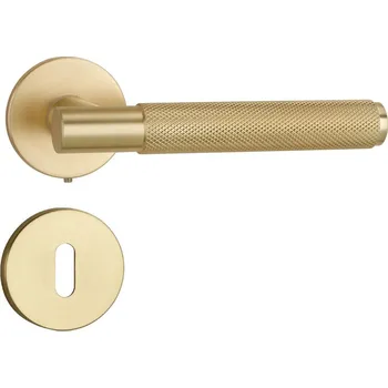 Dveřní kování SORIA BB klika na dveře gold Klíč Mosadz