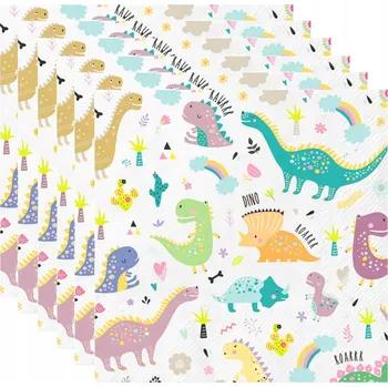 Papírový ubrousek Ubrousky DINOSAURUS Dino Narozeniny 33x33cm 20 ks