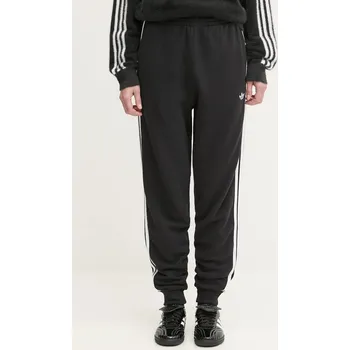 Bavlněné tepláky adidas Originals 3-Stripes, XS, černá, 99X