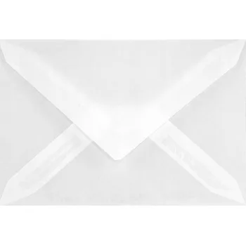 Obálka Mini ozdobné obálky C7 80x120mm Aster Tracing z pauzovacího papíru na peníze 5 ks