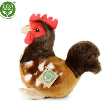 Dětské zboží Plyšová slepice 18 cm ECO-FRIENDLY