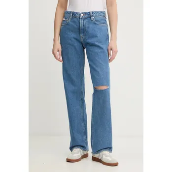 Dámské džíny Džíny Calvin Klein Jeans dámské, medium waist, LV047E609G modrá 55J, vel. 30/32