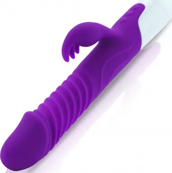 Vibrátor Sensual Vibrátor 12 vibrací, 3 režimi, 23 cm fialová