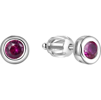 Šperk Beneto Stříbrné náušnice AGUP1561S + 2 měsíce na vrácení zboží