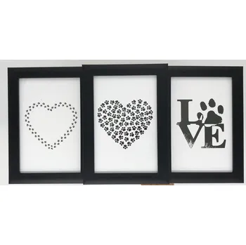 Fotorámeček Bondecor Multirám na 3 fotky, černý