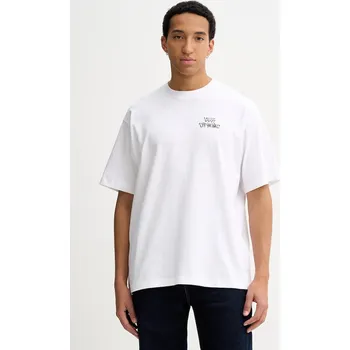 Bavlněné tričko Vans VN000RD4WHT1 bílá 00X, vel. S