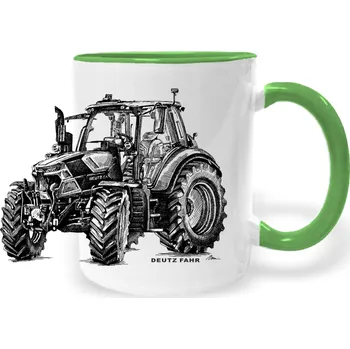 Hrnek - traktor Deutz-Fahr Barva: Zelená