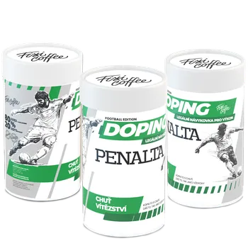Káva Fixi Coffee Doping – Penalta – dárková káva jemně mletá / papírová tuba / 500 g