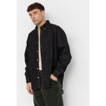 Pánská košile Carhartt WIP Lucas (black/stone washed) XL, černá