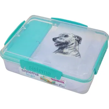 Dóza na potraviny Svačinový box Sistema - irský vlkodav (objem 975 ml)