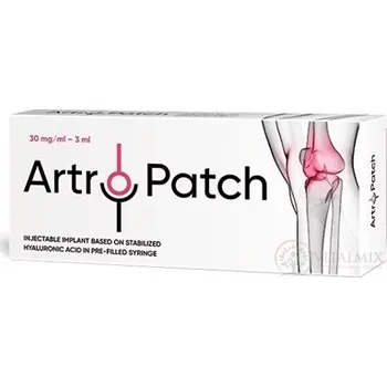 Léky na klouby a kosti Artro-Patch Implantát na bázi HA 90 mg/3 ml v předplněné injekční stříkačce, na náhradu synoviální tekutiny (30 mg/ml) 3 ml