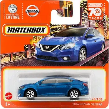 autíčko Nissan Sentra 2016 1:64 plastový blistr - MATCHBOX Nissan Sentra - model auta