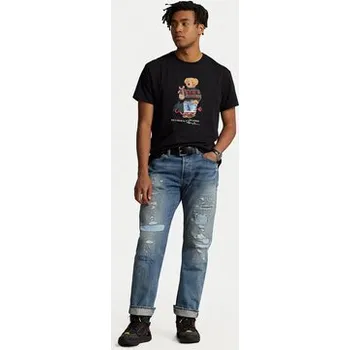 Oblečení a móda Polo Ralph Lauren T-Shirt 710854497027 Černá Regular Fit S