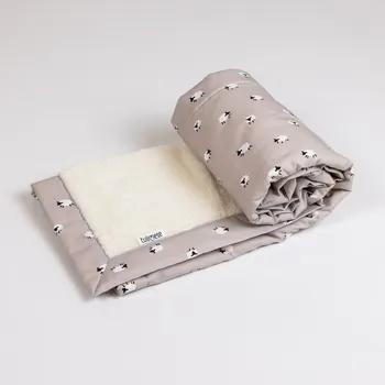 Dětská deka Tulimese Beránková deka béžové ovečky