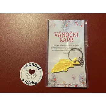 HandMade by VeJa Dárková karta - Vánoční kapr