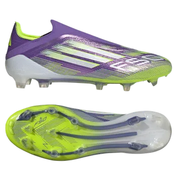 Kopačky Adidas F50 Elite Laceless FG fialová/žlutá/bílá EUR 44