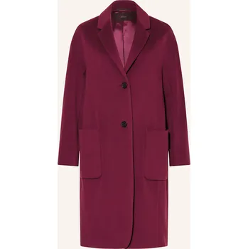 Dámský kabát Windsor. Dámský Vlněný Kabát, fuchsiová, 36