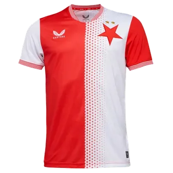 Castore SK Slavia Praha domácí 2025/2026 červená/bílá UK XXL