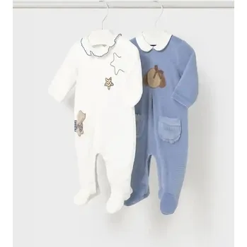 Kojenecký overall Kojenecké dupačky Mayoral Newborn 2-pack 2702.2C.Newborn.9BYA modrá 55X, vel. 70
