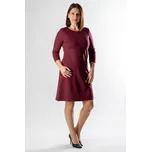 FAVAB Elegantní bordové šaty AŠA Velikost výrobku: S