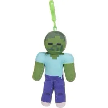 plyšák Plyšový přívěsek Minecraft Zombie 15cm