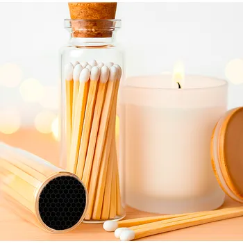 Zápalky Ahome CZ Stylová lahvička se sirkami a škrtátkem