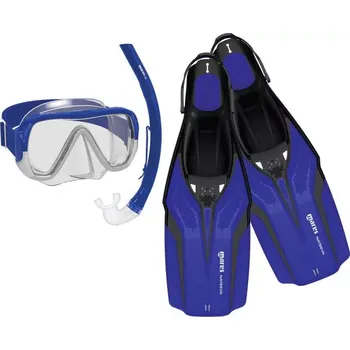 Potápěčská maska Mares Aquazone Šnorchlovací set SEASIDE KEEWEE + RUDDER + NATEEVA L / XL (44-47) modrá BL