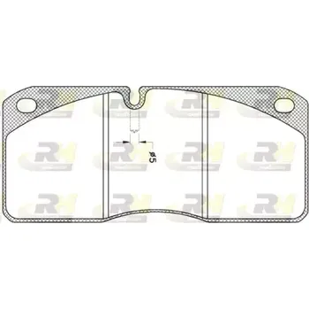 Brzdová destička ROADHOUSE Sada brzdových destiček RDH JSX 2278.21